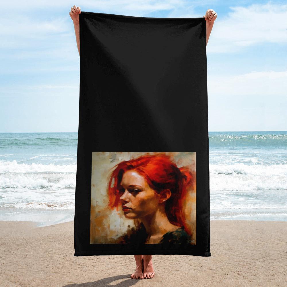 Soulful Brushwork Towel - Beyond T-shirts