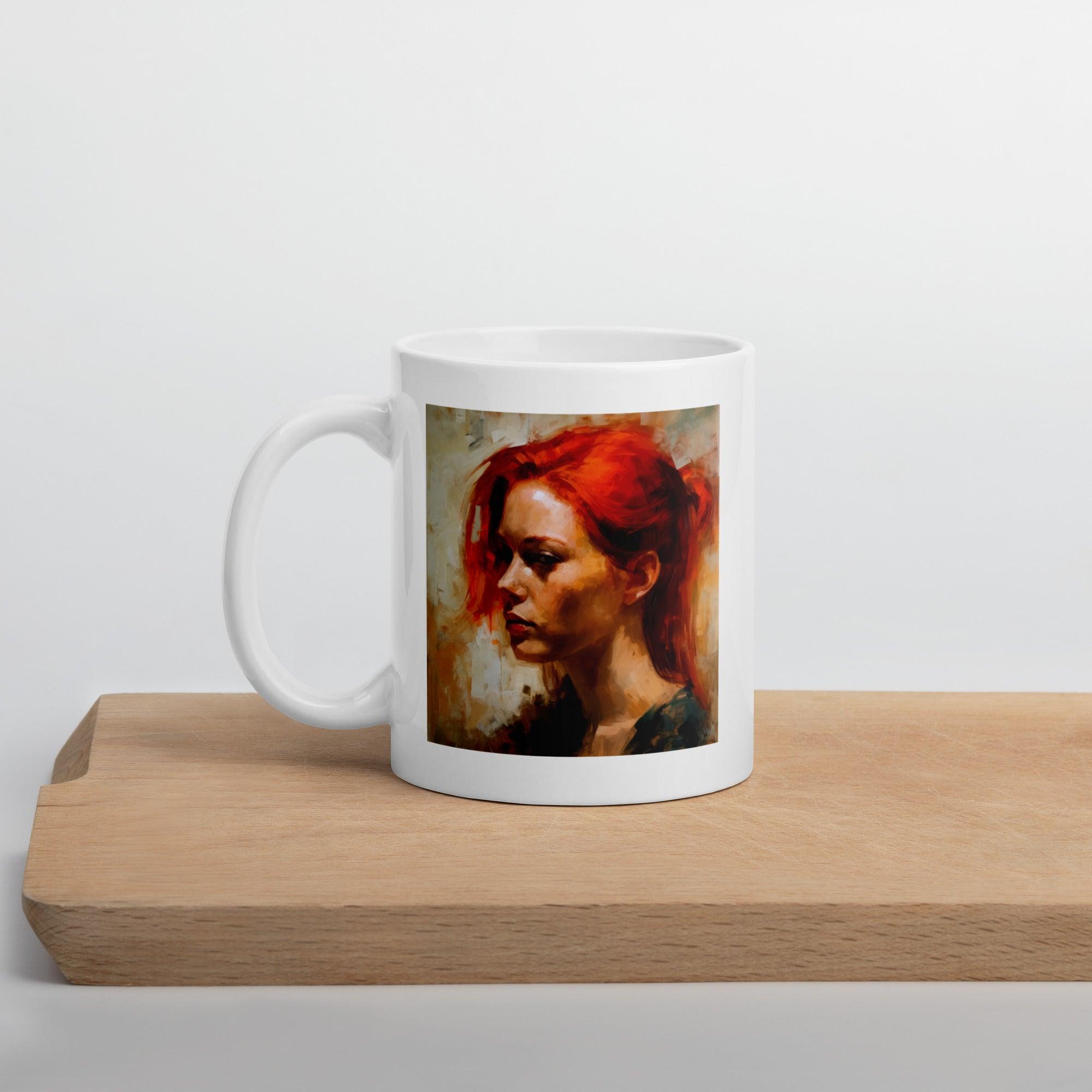 Soulful Brushwork White glossy mug - Beyond T-shirts