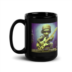 Soulful Solitude Black Glossy Mug - Beyond T-shirts