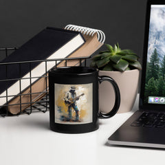 Soulful Solos Black Glossy Mug - Beyond T-shirts