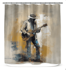 Soulful Solos Shower Curtain - Beyond T-shirts