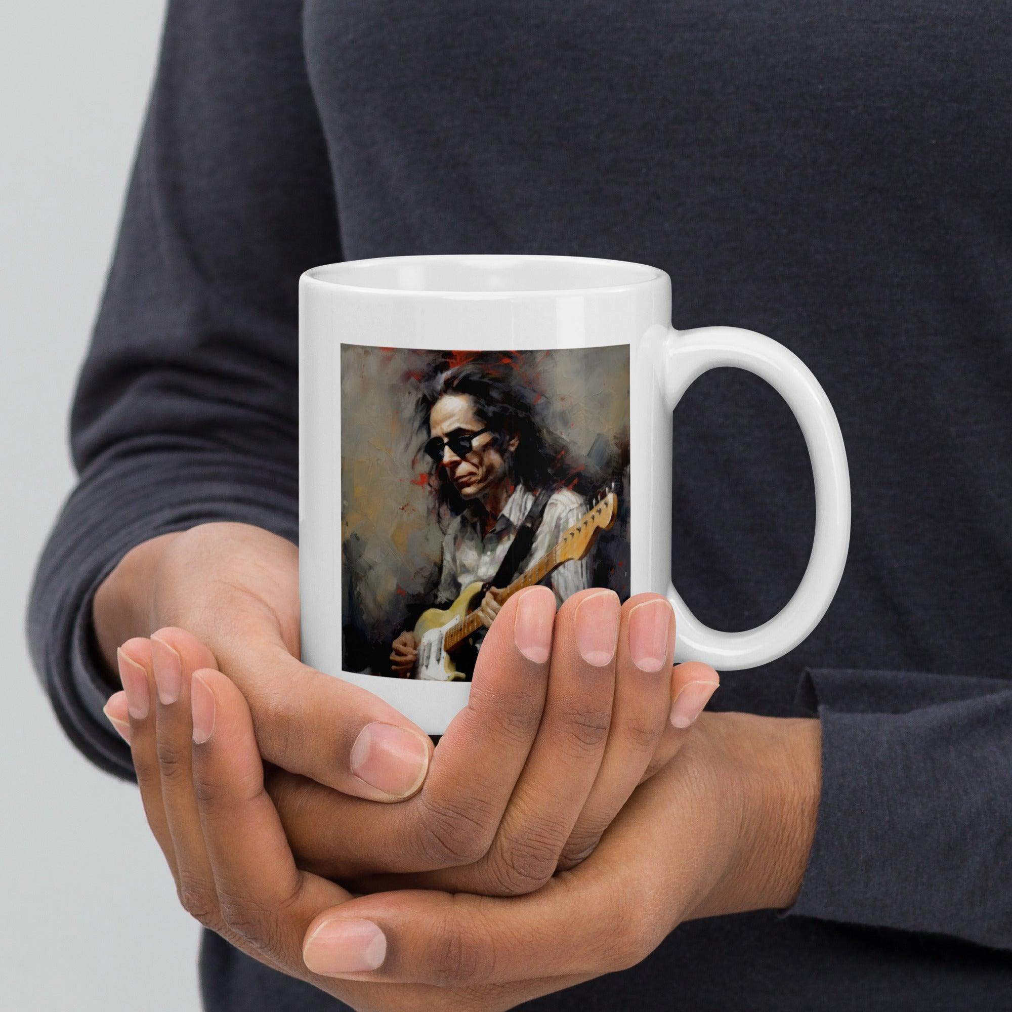 Soulful Soundscape White Glossy Mug - Beyond T-shirts