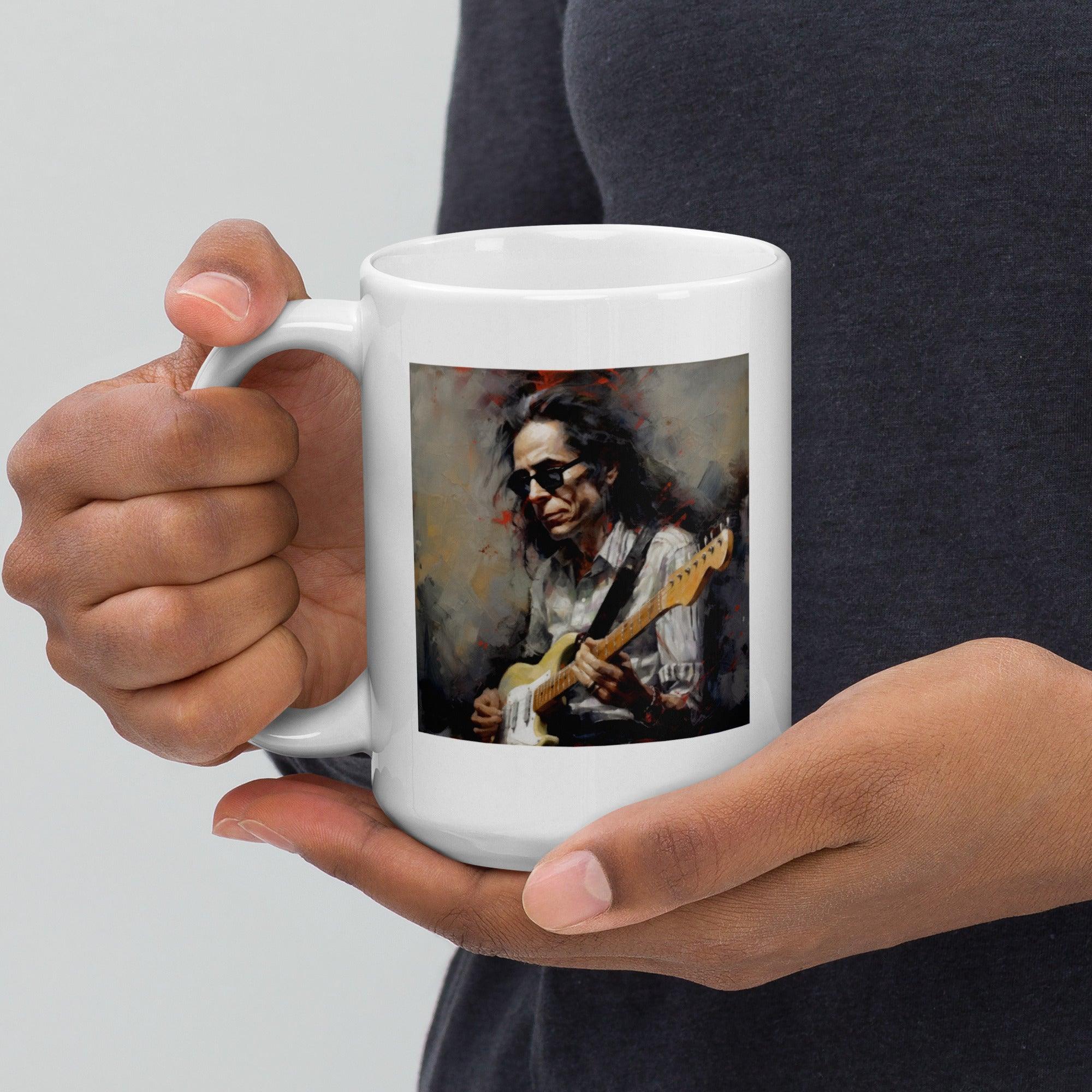 Soulful Soundscape White Glossy Mug - Beyond T-shirts