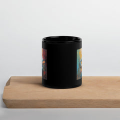 Soulful Strokes Black Glossy Mug - Beyond T-shirts