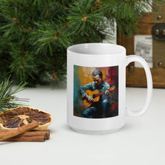 Soulful Strokes White Glossy Mug - Beyond T-shirts