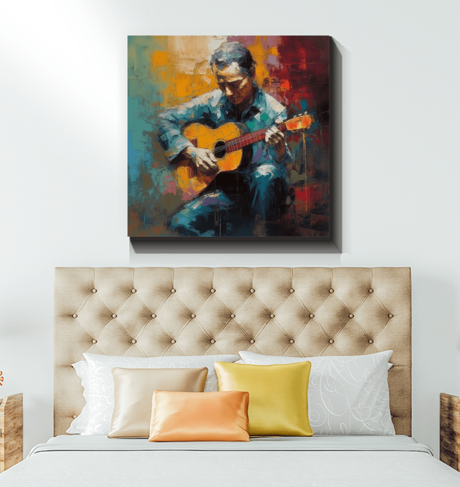 Soulful Strokes Wrapped Canvas - Beyond T-shirts
