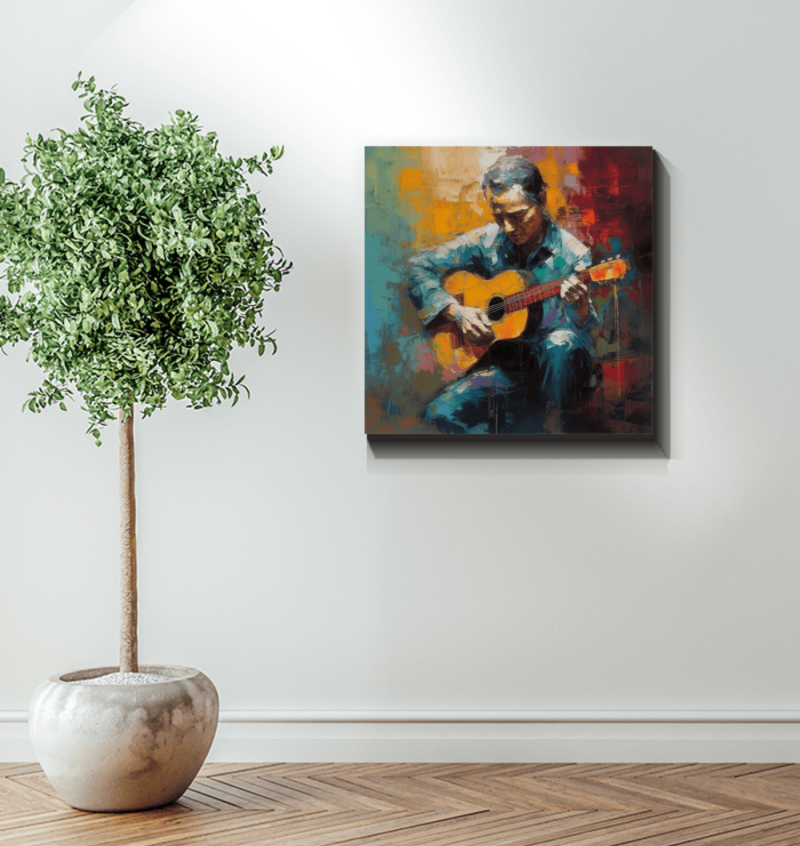 Soulful Strokes Wrapped Canvas - Beyond T-shirts