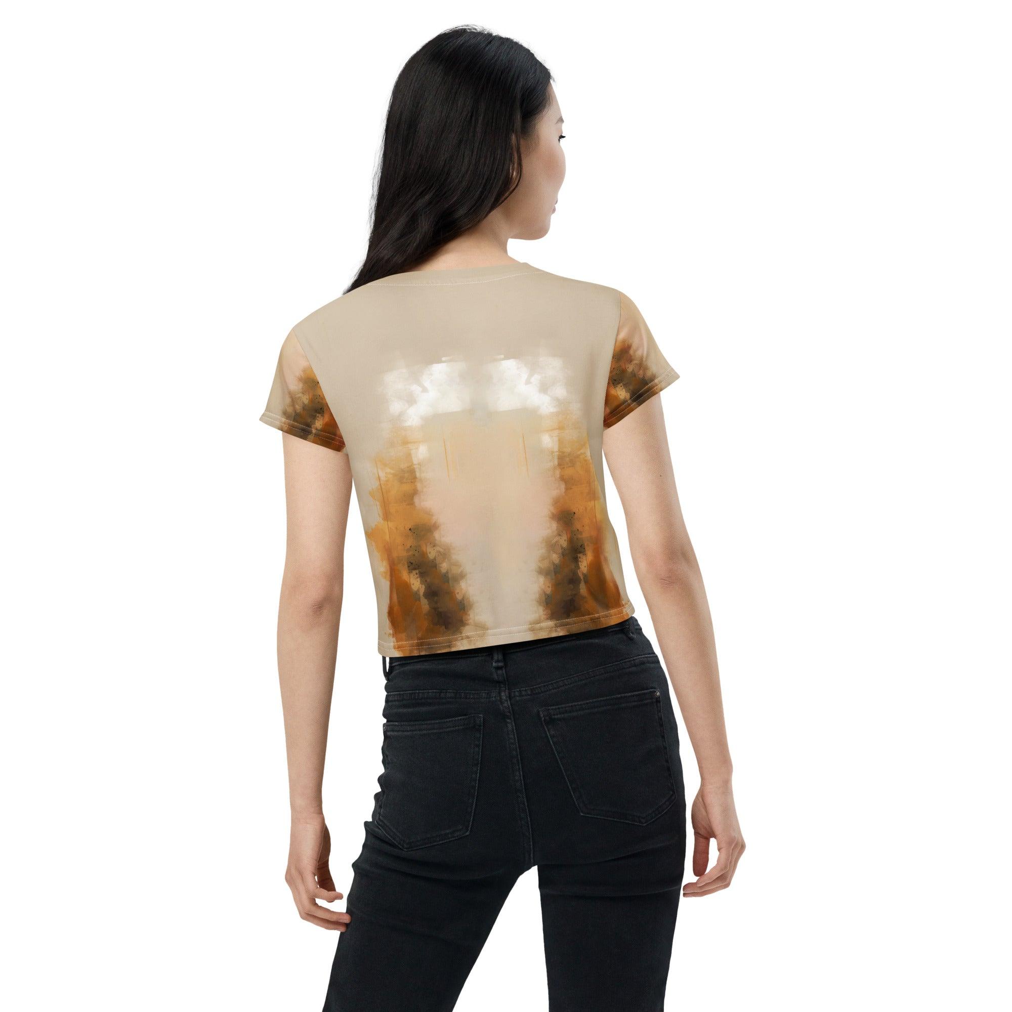 Soulful Transitions All-Over Print Crop Tee - Beyond T-shirts