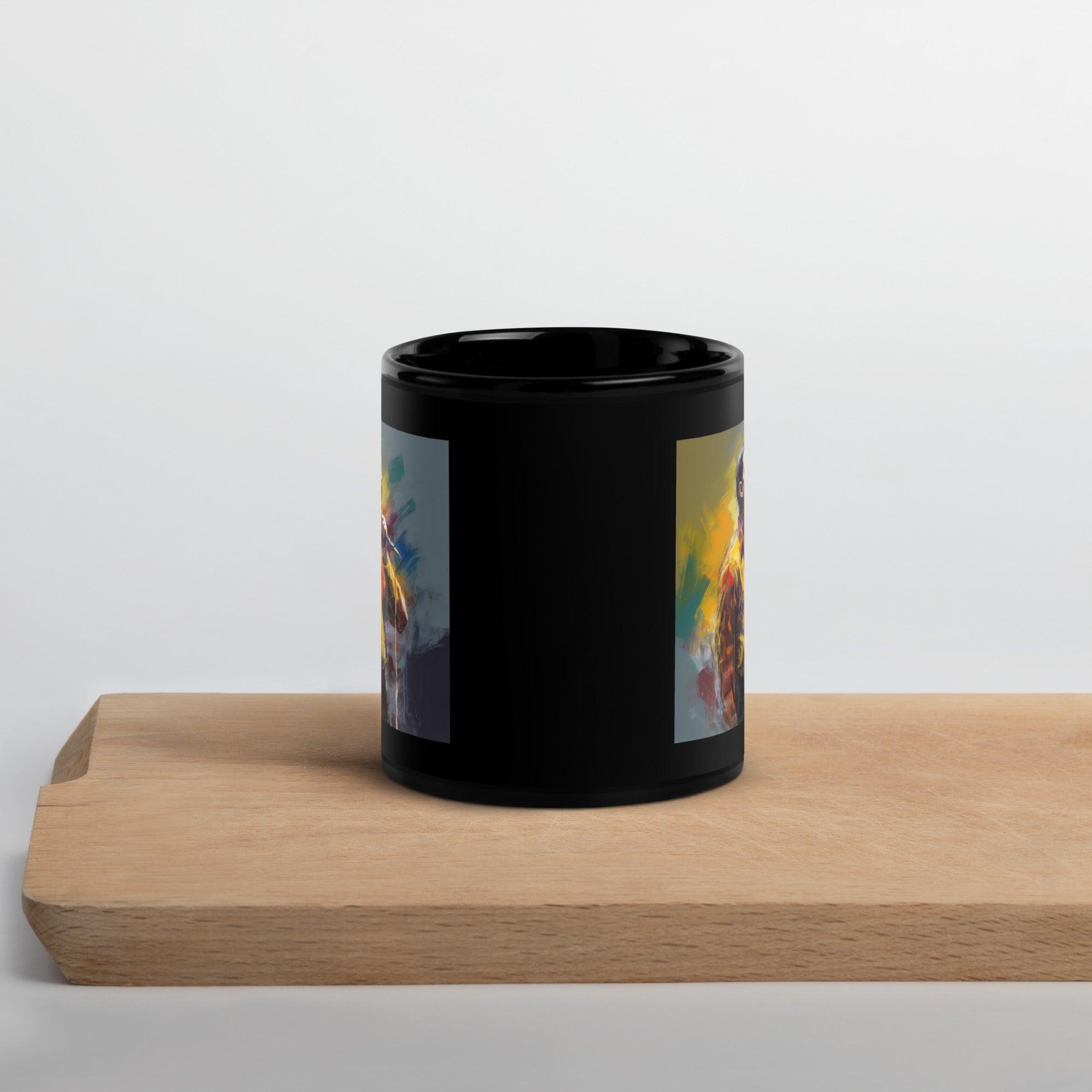 Sound Sanctuary Black Glossy Mug - Beyond T-shirts