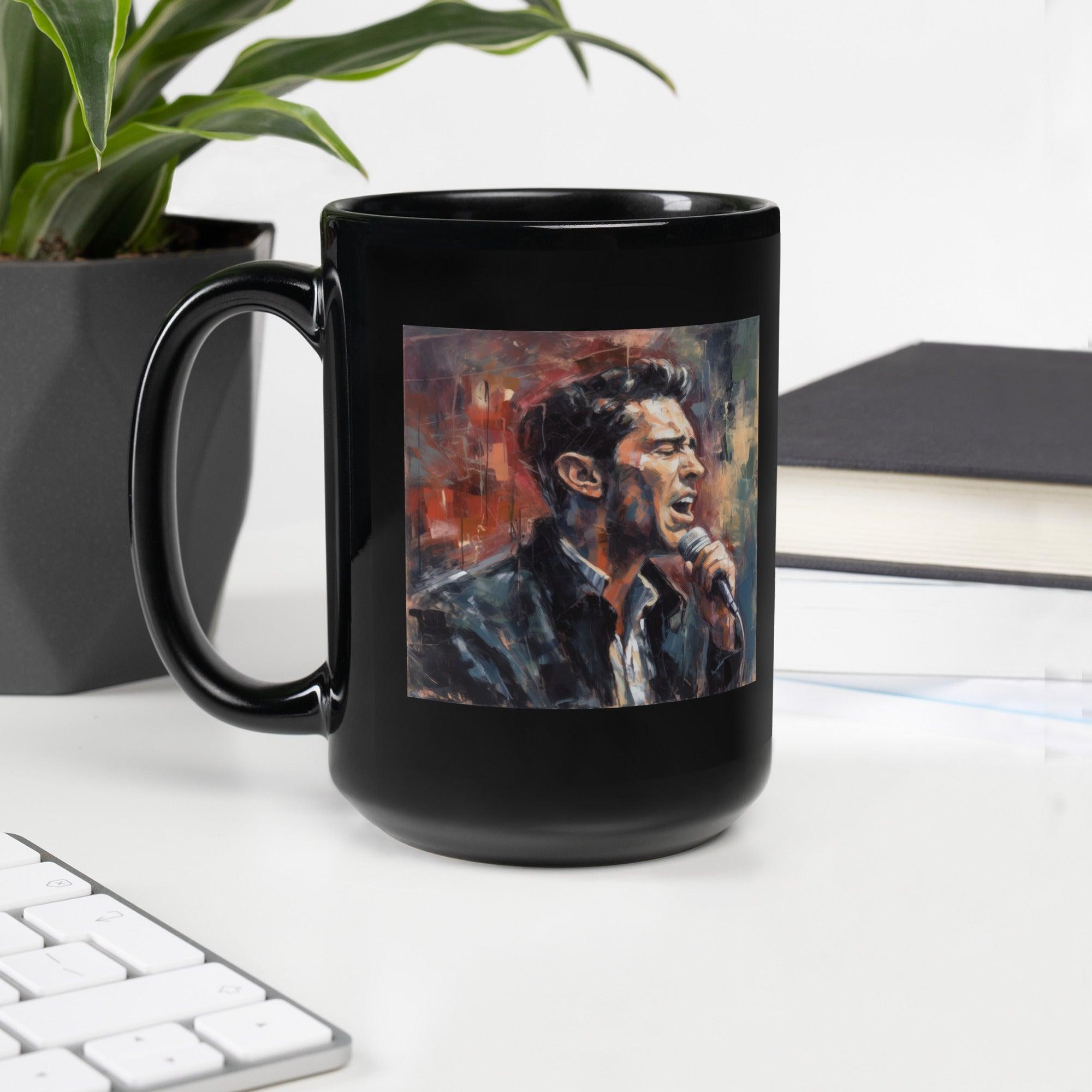 Sound Symphony Black Glossy Mug - Beyond T-shirts