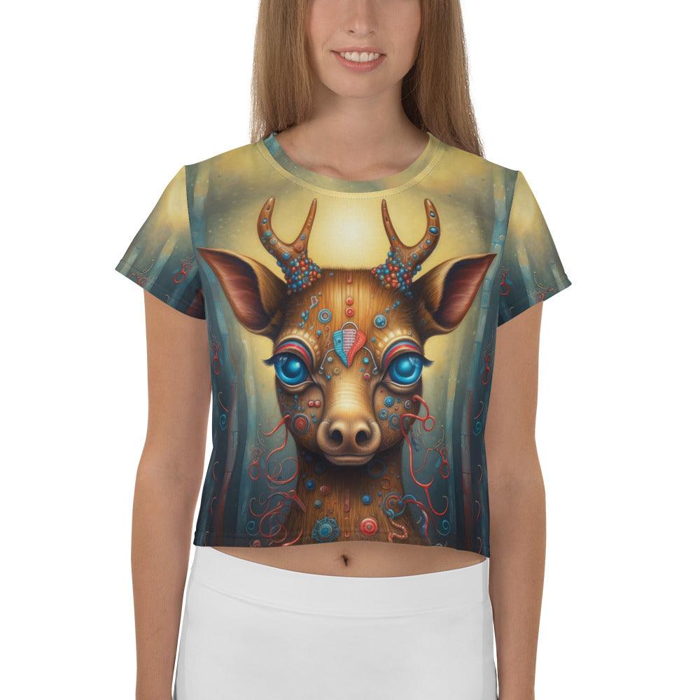 Sovereign Assemblages All-Over Print Crop Tee - Beyond T-shirts