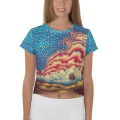 Sovereign Visions All-Over Print Crop Tee - Beyond T-shirts