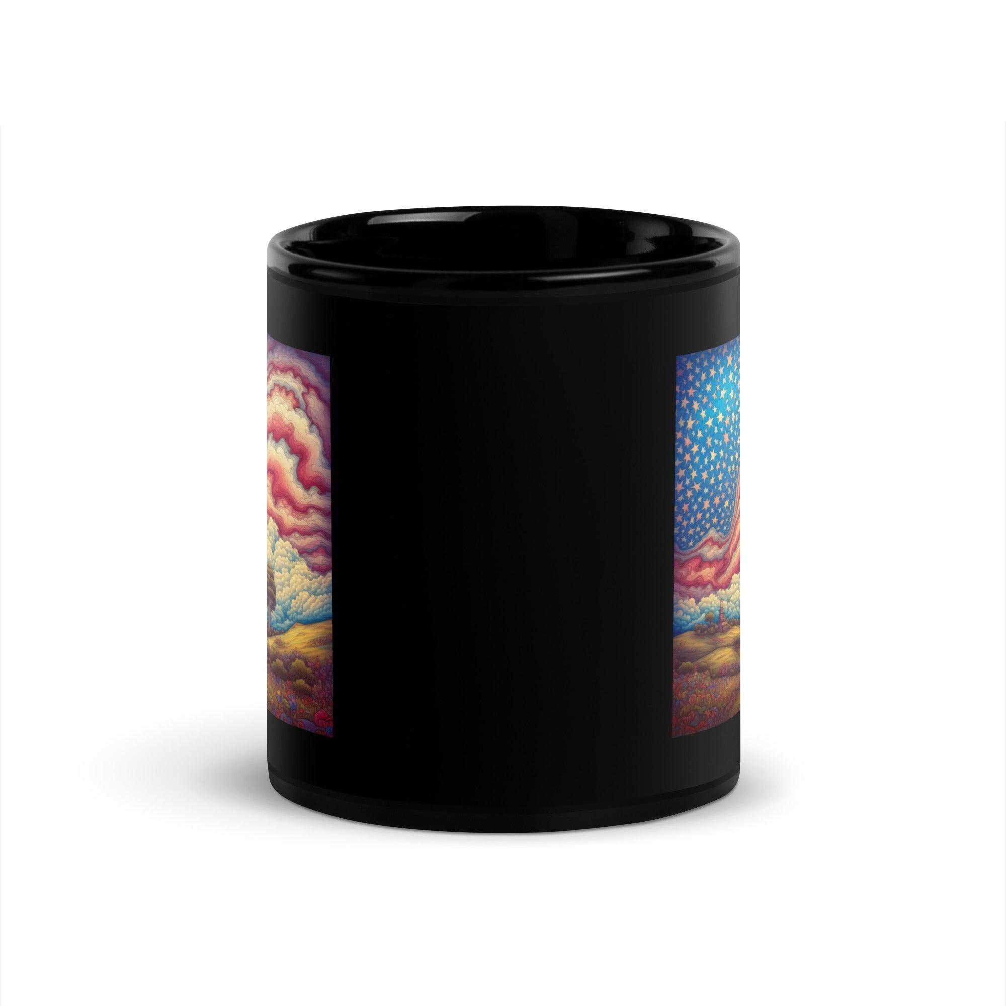 Sovereign Visions Black Glossy Mug - Beyond T-shirts