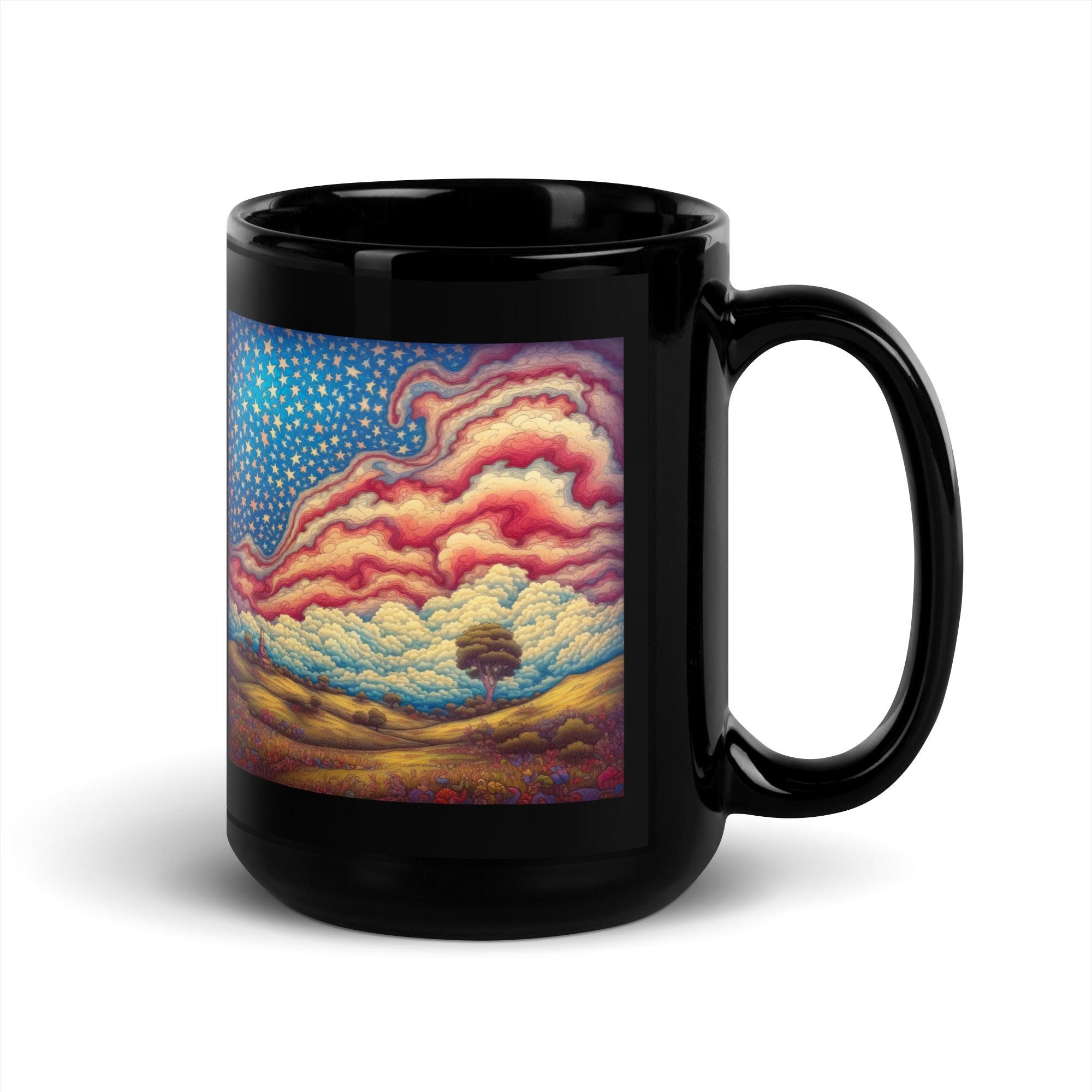 Sovereign Visions Black Glossy Mug - Beyond T-shirts