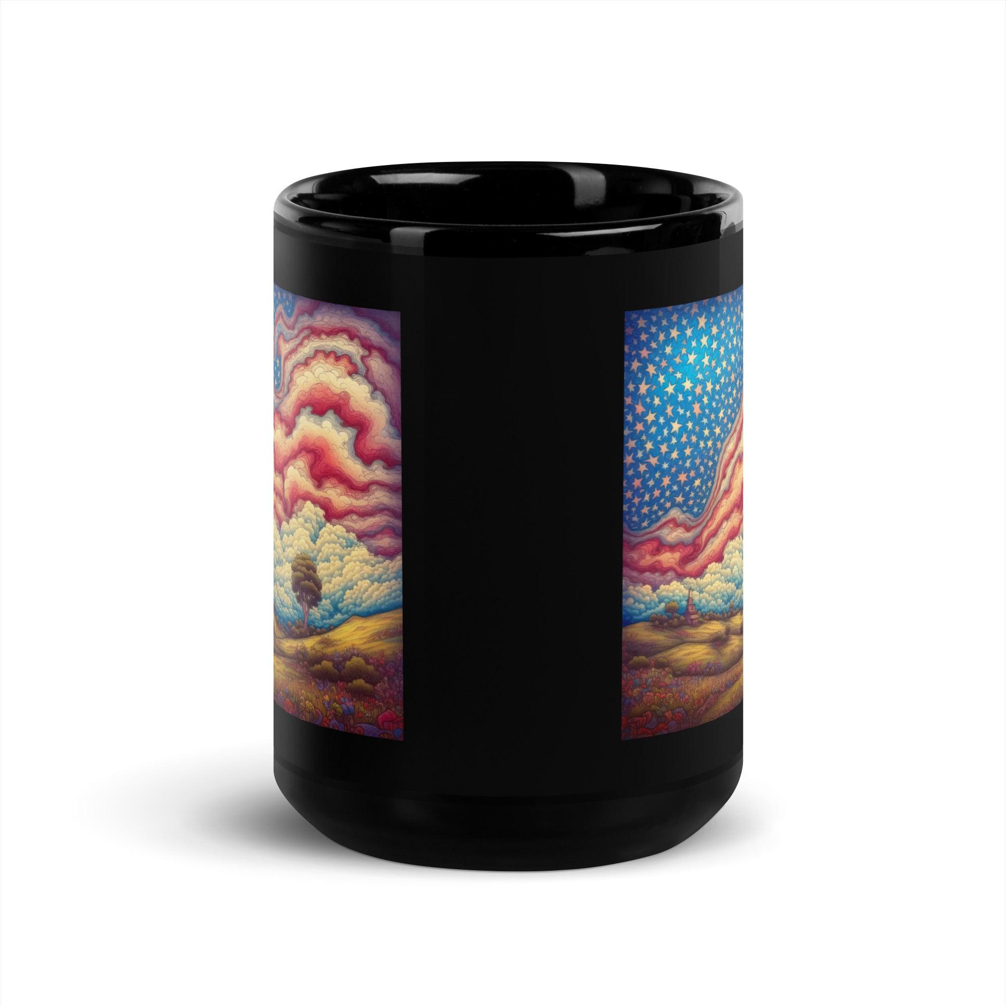 Sovereign Visions Black Glossy Mug - Beyond T-shirts