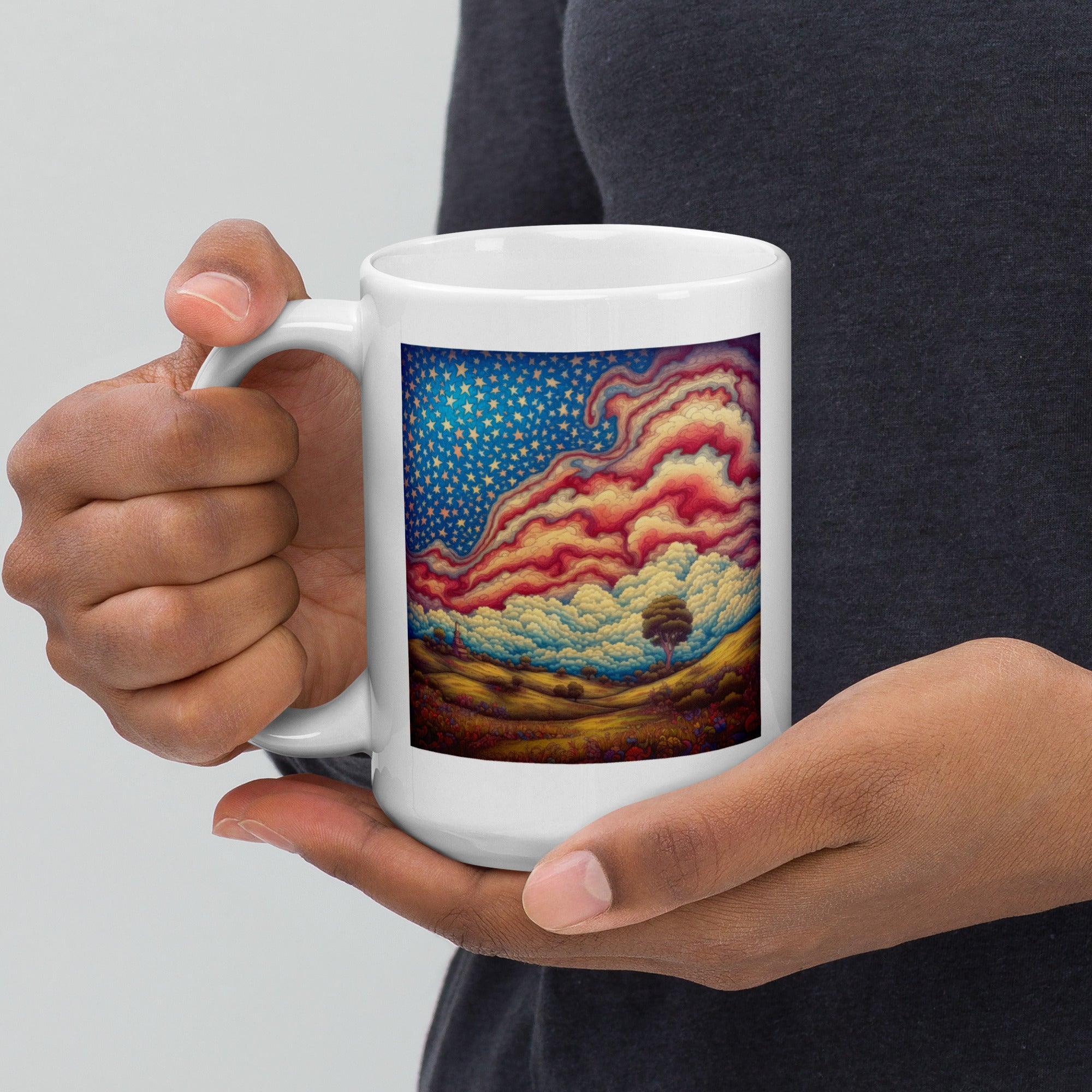 Sovereign Visions White Glossy Mug - Beyond T-shirts