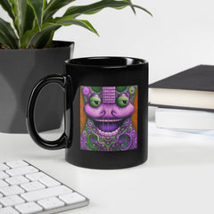 Spectral Symphony Black Glossy Mug - Beyond T-shirts