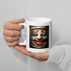 Spectral Symphony White Glossy Mug - Beyond T-shirts