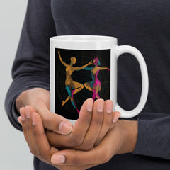 Spirited Feminine Dance Flair White Glossy Mug - Beyond T-shirts