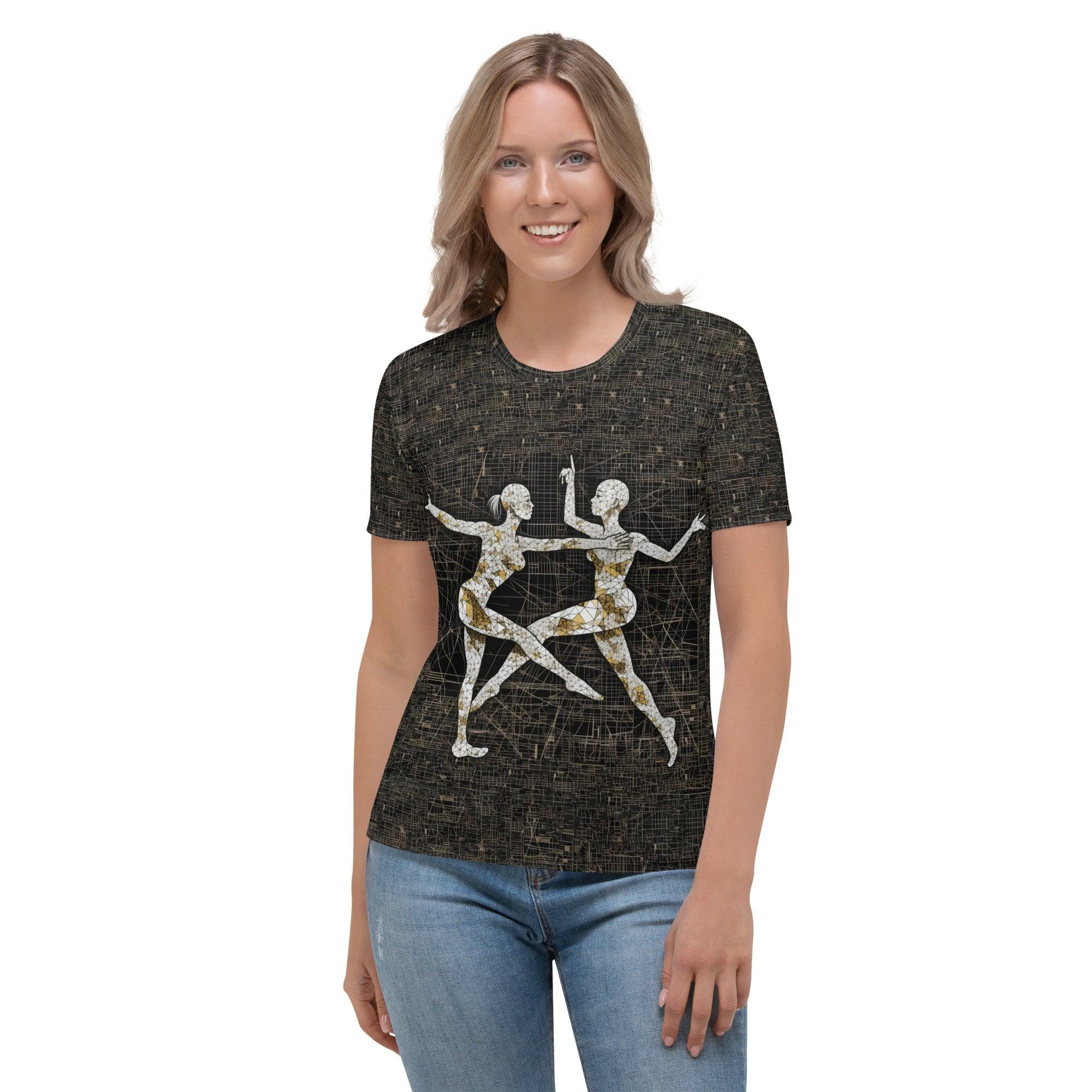 Spirited Feminine Dance Motion Women's T-shirt - Beyond T-shirts