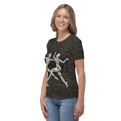 Spirited Feminine Dance Motion Women's T-shirt - Beyond T-shirts