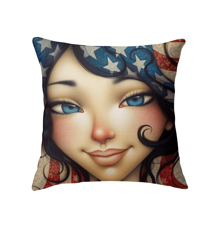 Star Spangled Splendor Indoor Pillow - Beyond T-shirts