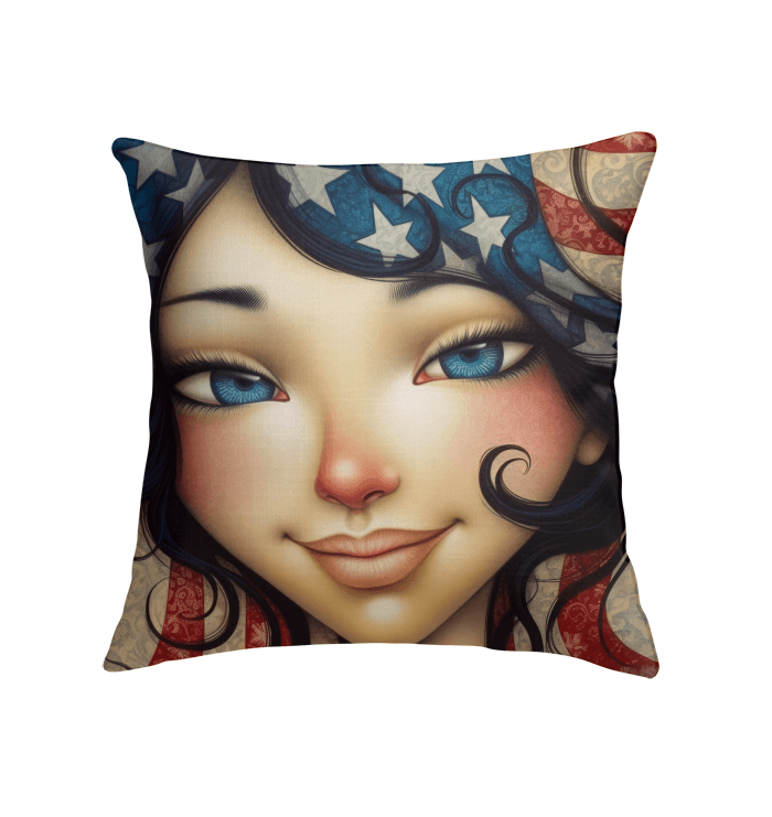 Star Spangled Splendor Indoor Pillow - Beyond T-shirts