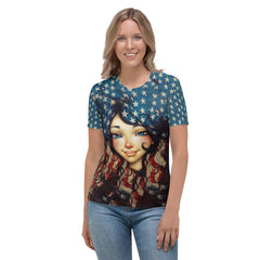 Star-Spangled Splendor Women's T-shirt - Beyond T-shirts