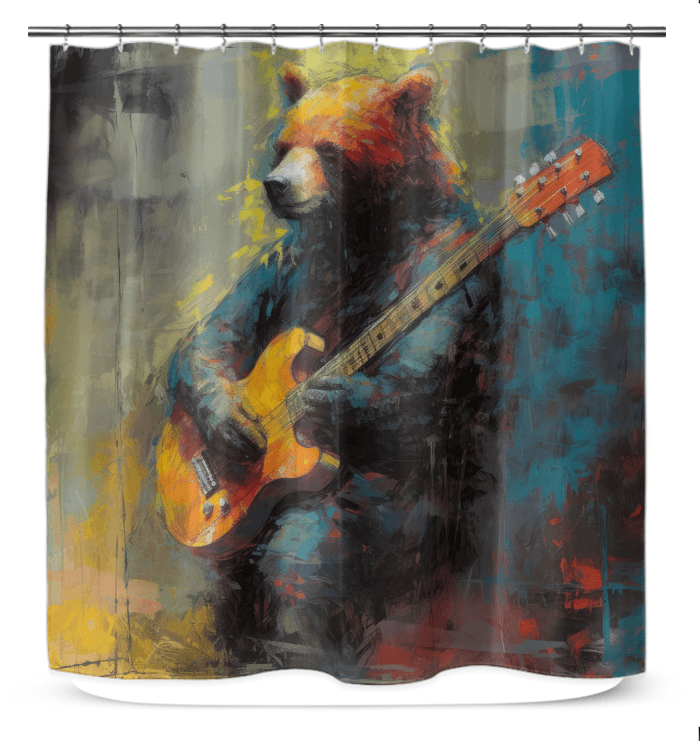 String Serenade Shower Curtain - Beyond T-shirts