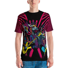 Stripes and riffs harmonize men's t-shirt - Beyond T-shirts