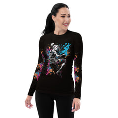 Stronger, Faster, Better Women's Rash Guard - Beyond T-shirts