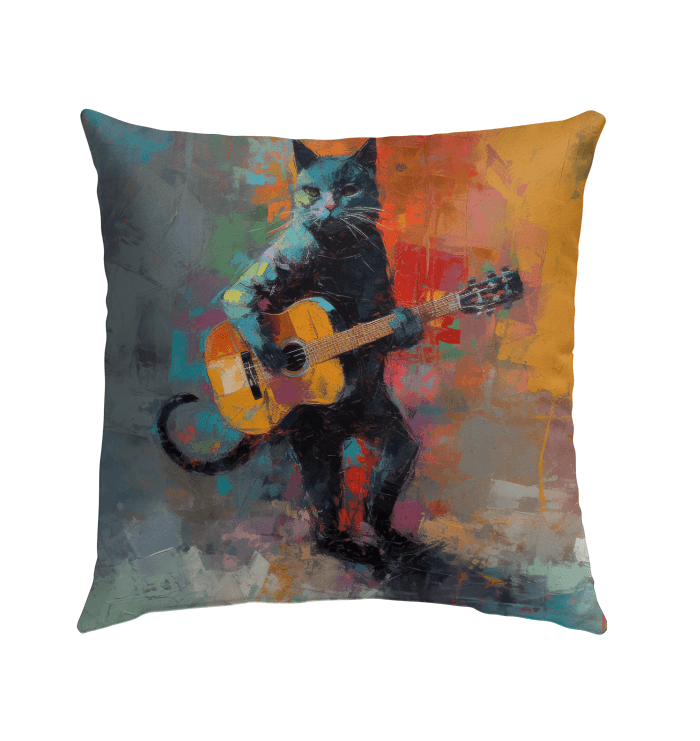 Strumming Sensation Outdoor Pillow - Beyond T-shirts