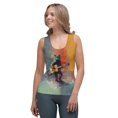 Strumming Sensation Sublimation Cut & Sew Tank Top - Beyond T-shirts