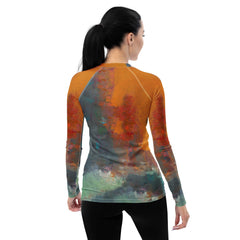 Strumming Sensation Women's Rash Guard - Beyond T-shirts