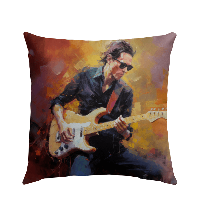 Strumming Showcase Outdoor Pillow - Beyond T-shirts