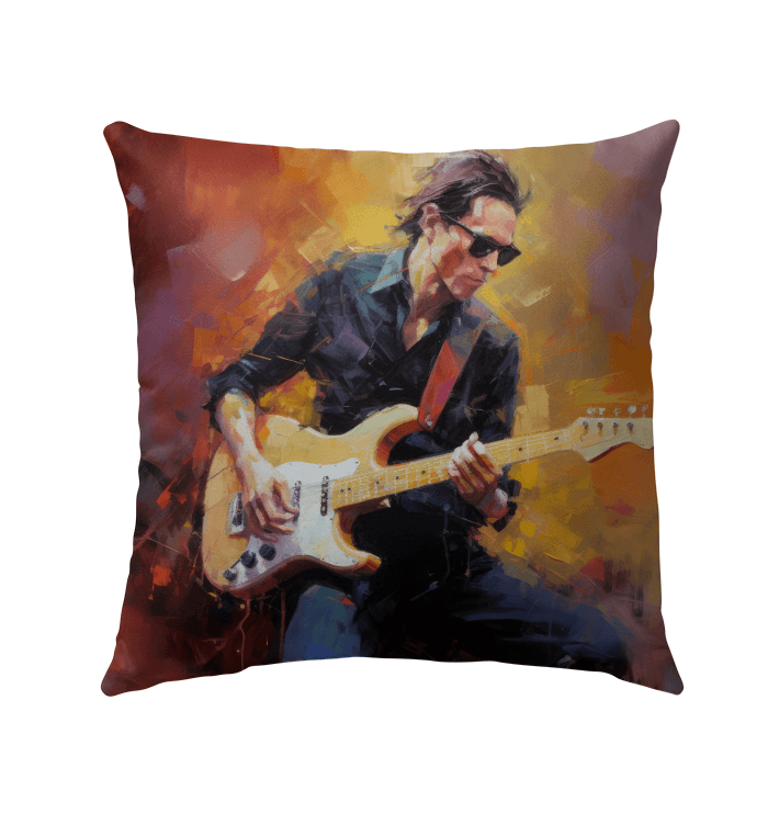 Strumming Showcase Outdoor Pillow - Beyond T-shirts