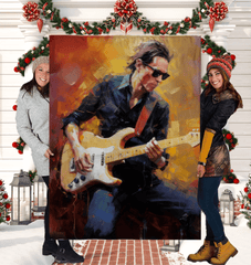 Strumming Showcase Sherpa Blanket - Beyond T-shirts