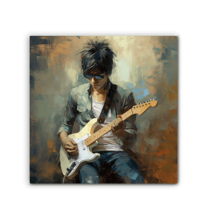 Enchanting Guitar Art on Canvas