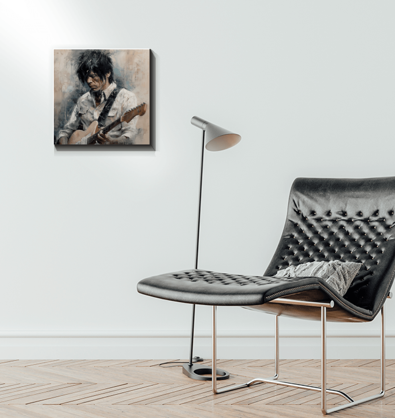 Music-themed Strumming Star wall art