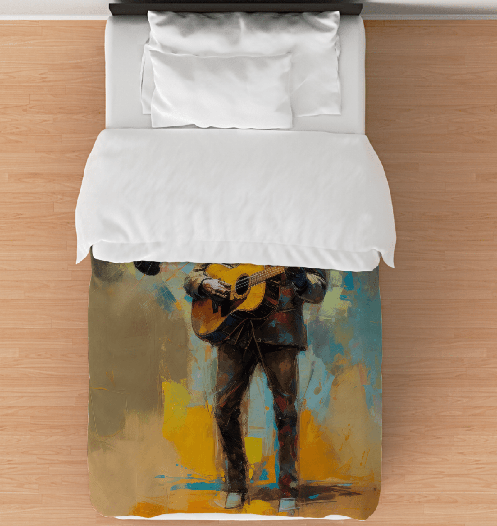 Strumming Symphony Comforter - Twin - Beyond T-shirts