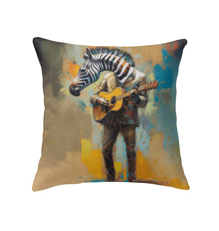 Strumming Symphony Indoor Pillow - Beyond T-shirts