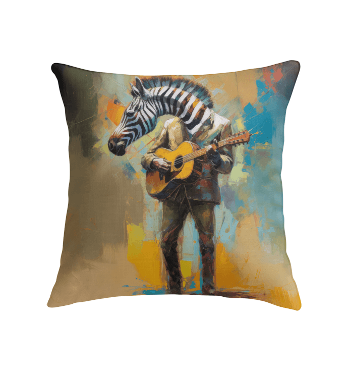 Strumming Symphony Indoor Pillow - Beyond T-shirts