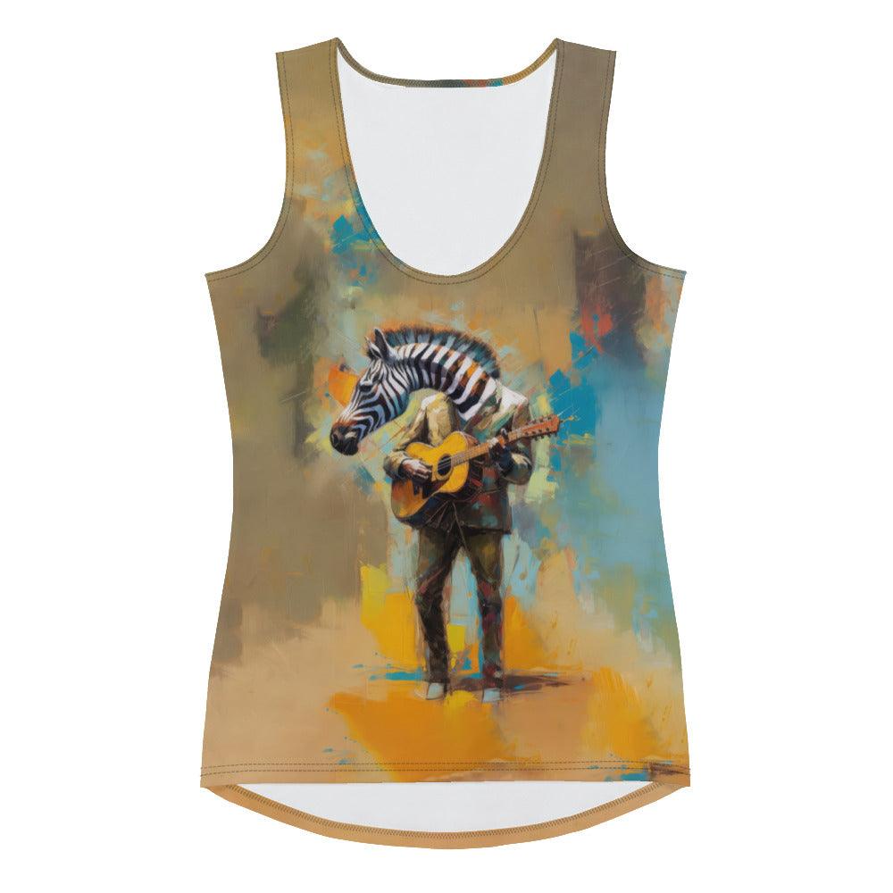 Strumming Symphony Sublimation Cut & Sew Tank Top - Beyond T-shirts