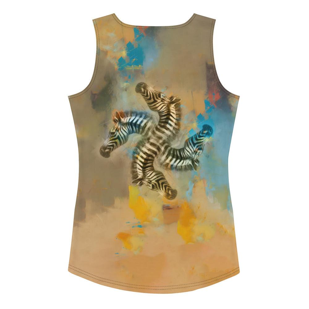 Strumming Symphony Sublimation Cut & Sew Tank Top - Beyond T-shirts