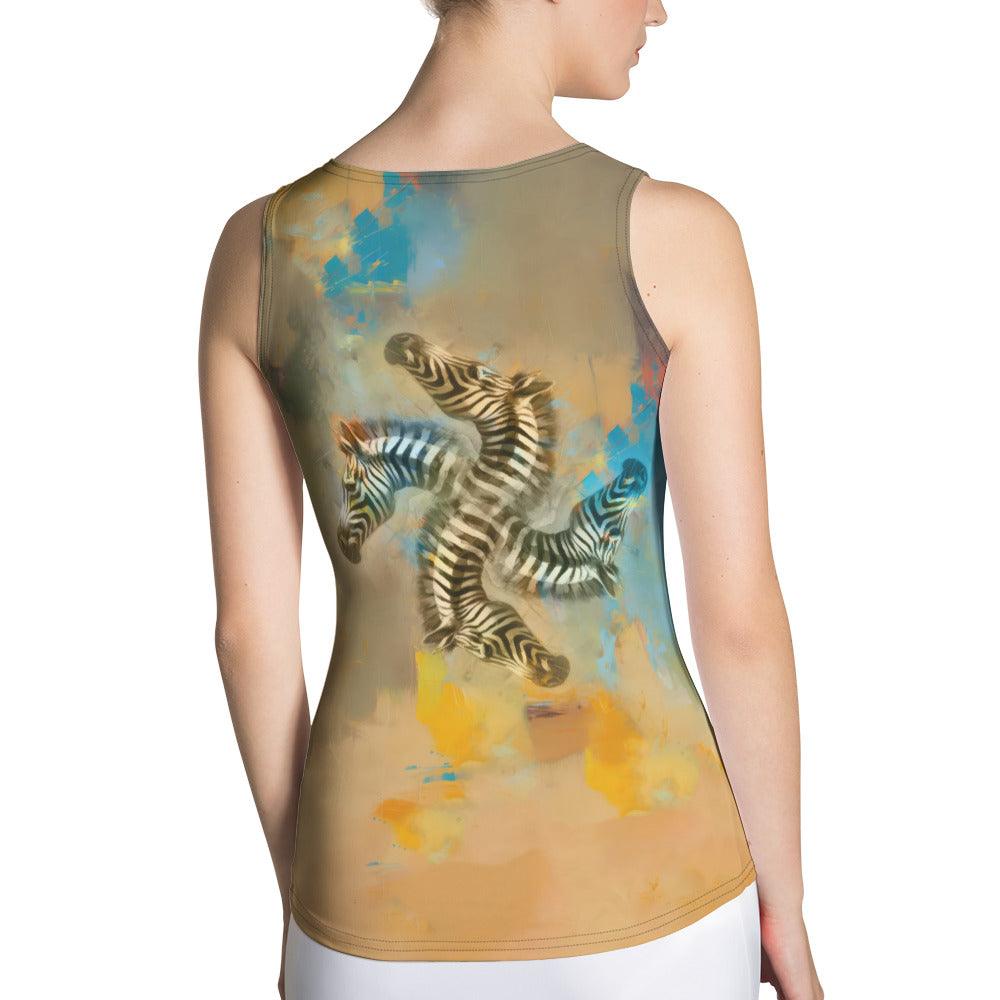 Strumming Symphony Sublimation Cut & Sew Tank Top - Beyond T-shirts