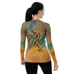 Strumming Symphony Women's Rash Guard - Beyond T-shirts