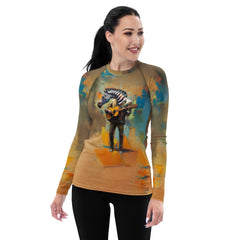 Strumming Symphony Women's Rash Guard - Beyond T-shirts