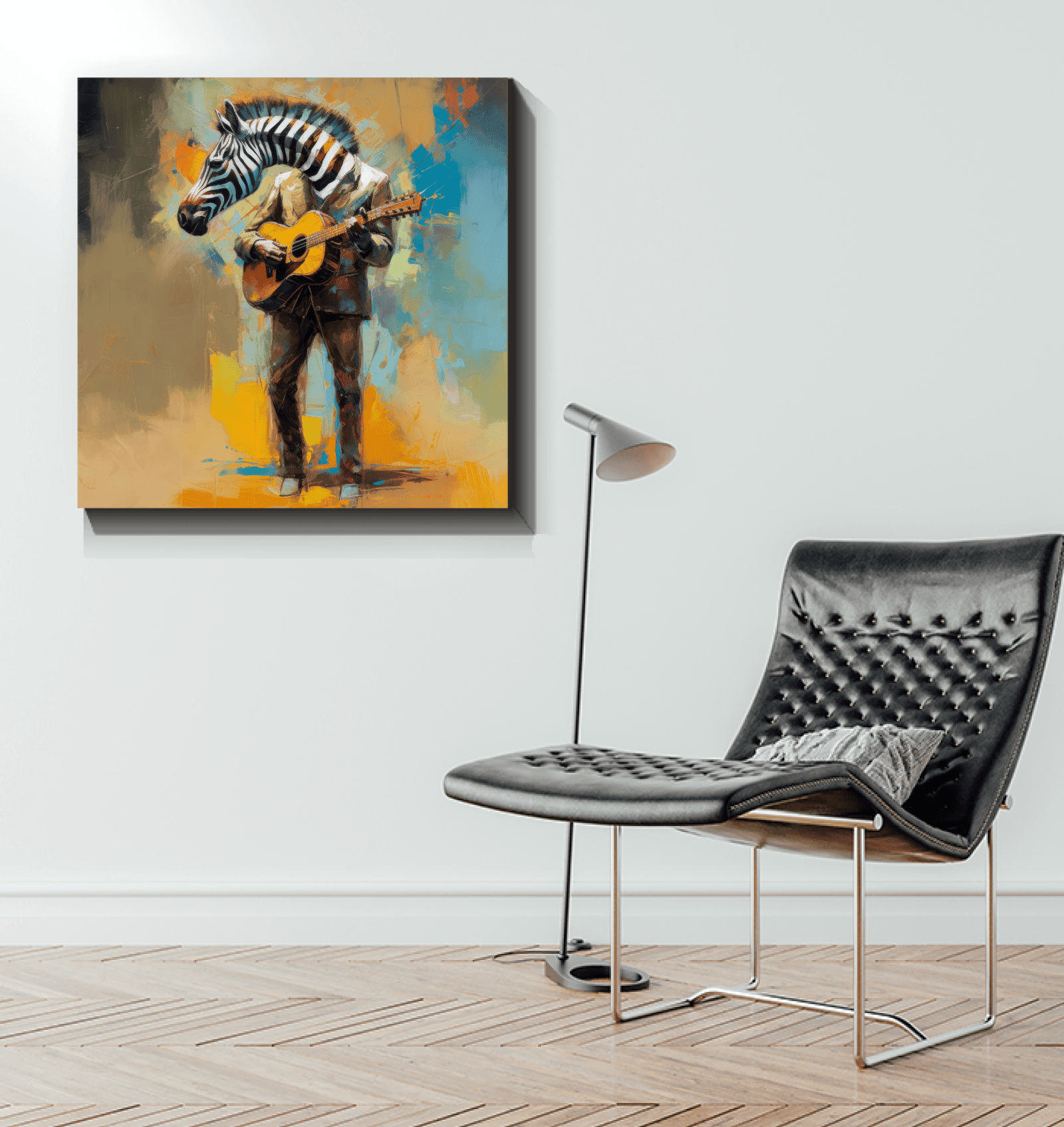 Strumming Symphony artwork capturing musical essence