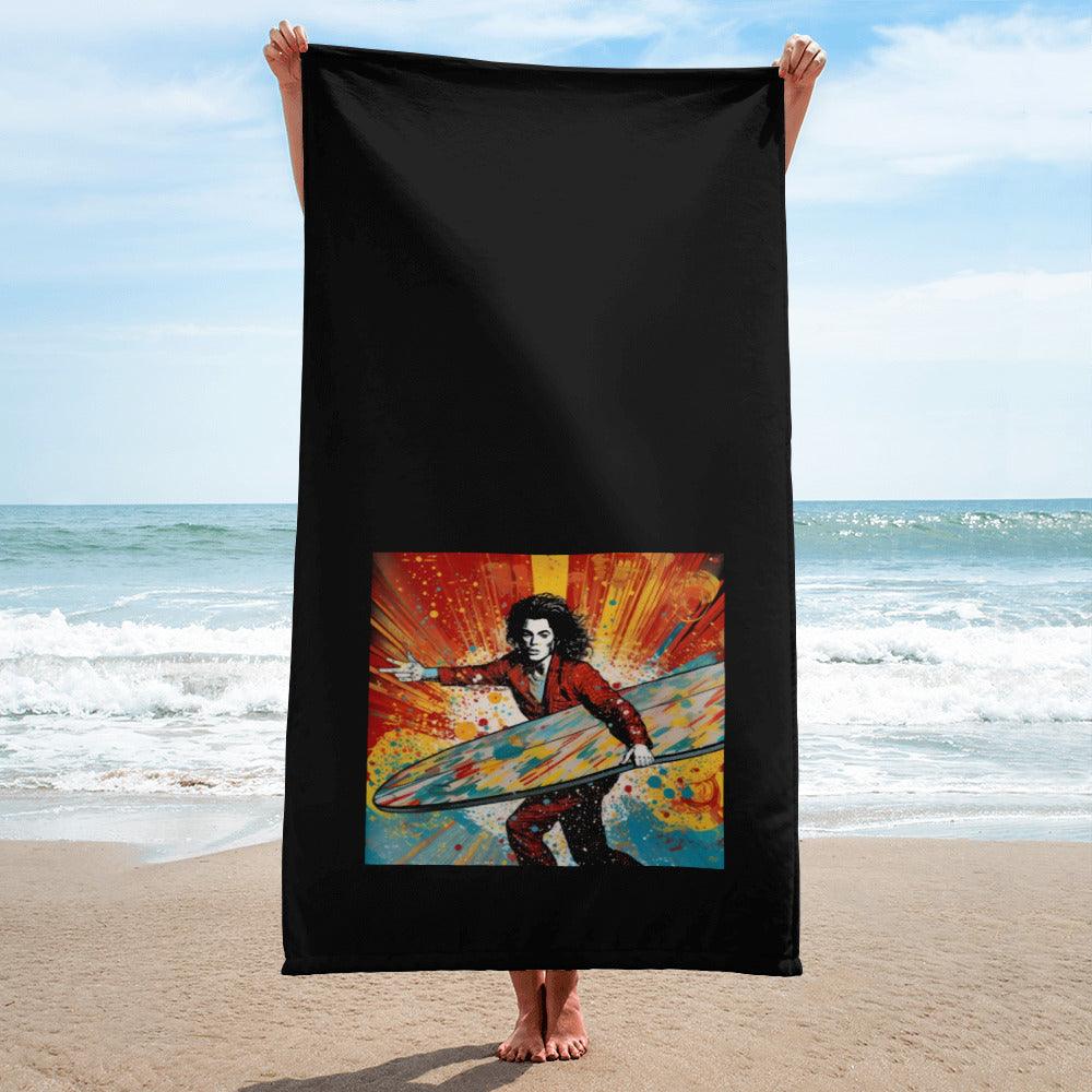 Surf's Up Bath Towel Ride The Waves Of Comfort - Beyond T-shirts