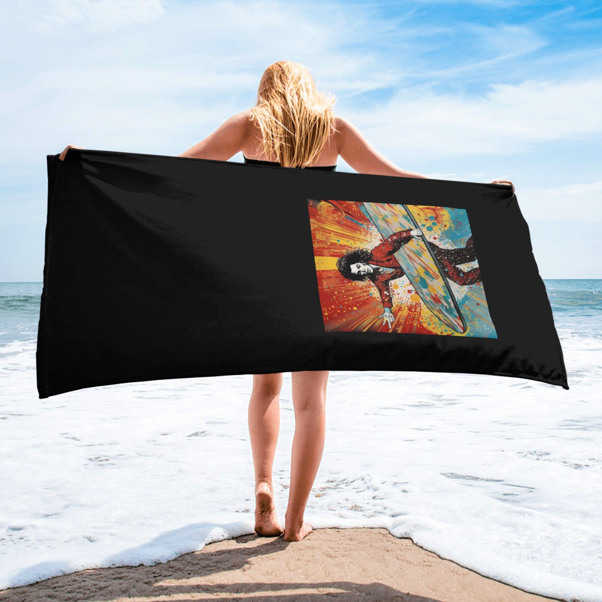 Surf's Up Bath Towel Ride The Waves Of Comfort - Beyond T-shirts